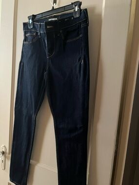 Express Women's Navy Skinny Jeans